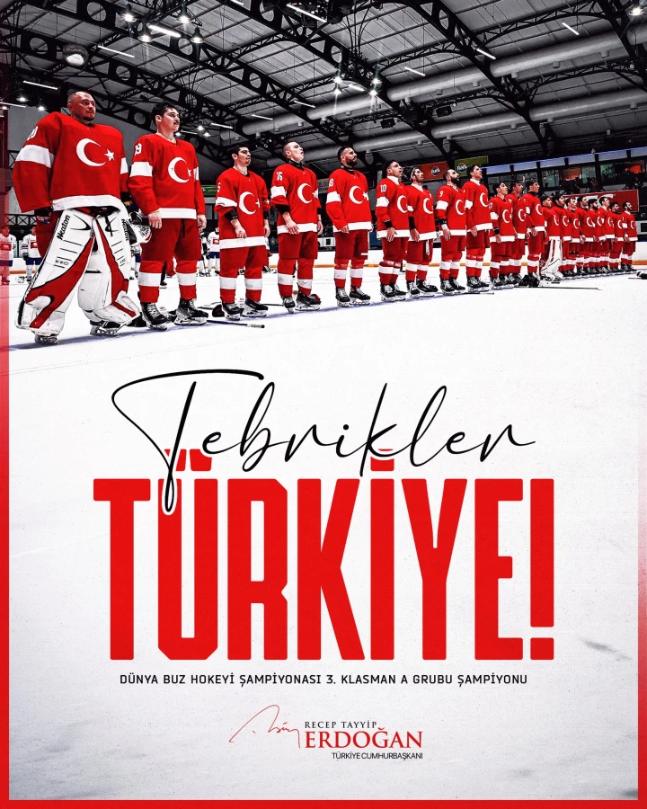 Buz Hokeyi Milli Takımı altın madalya kazandı