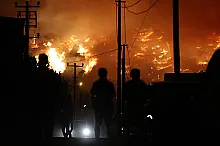 Havadan ve karadan müdahale devam ediyor