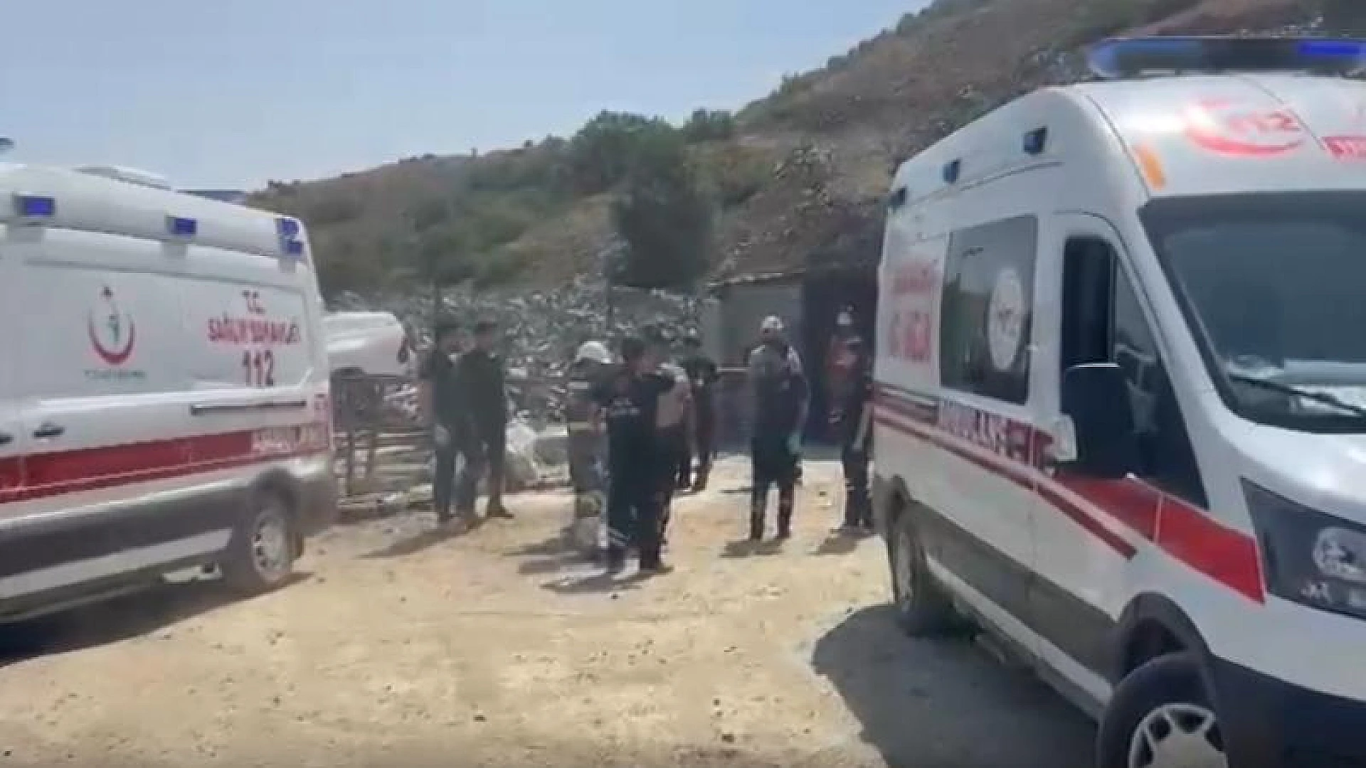 Maden ocağında göçük... Kurtarma çalışması sürüyor