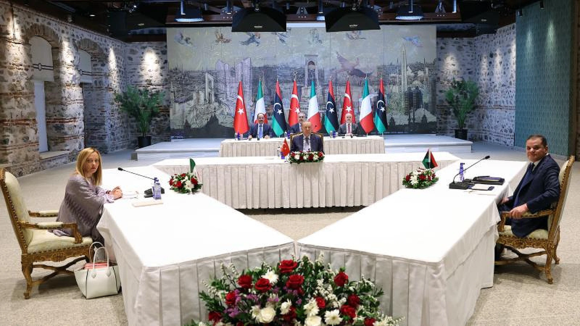 İstanbul'da Türkiye-İtalya-Libya zirvesi