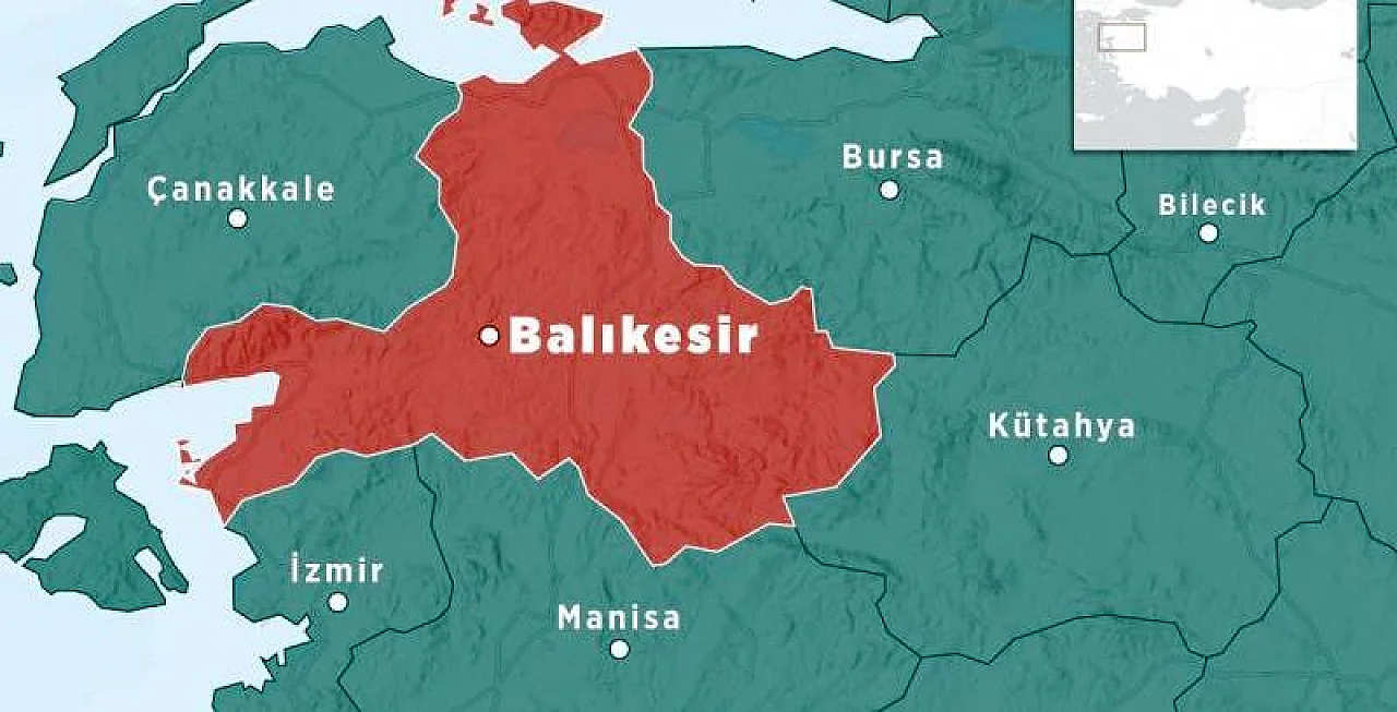 Balıkesir'de 6,1 büyüklüğünde deprem