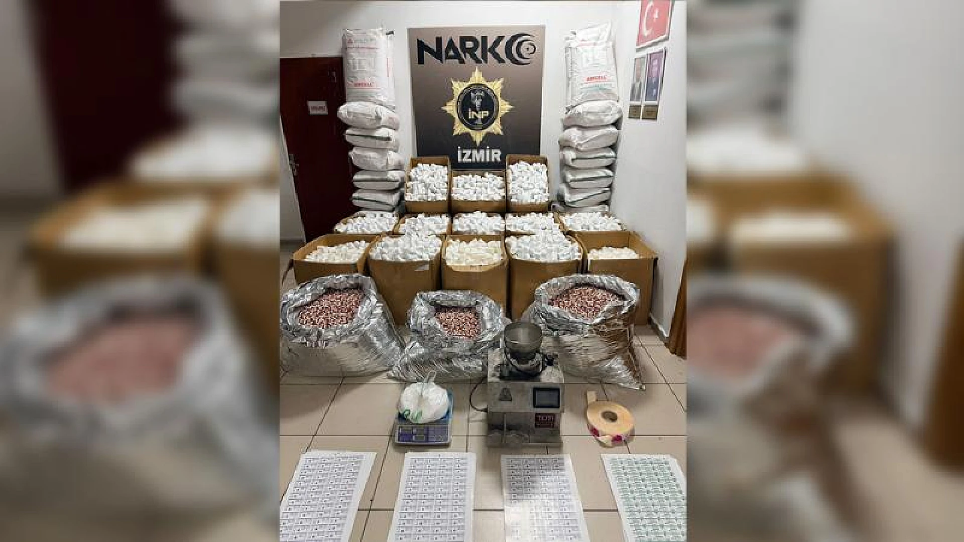 İzmir’de rekor uyuşturucu hap operasyonu