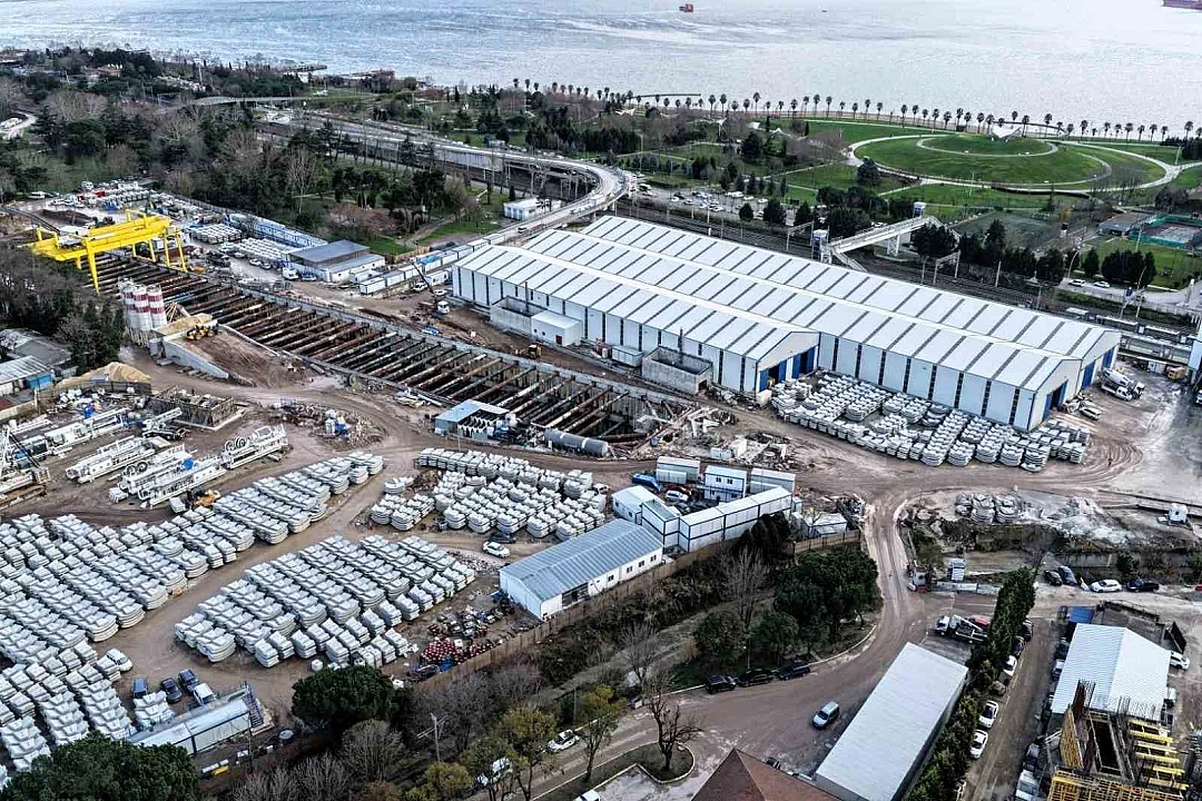 Körfezray Metro Projesi tünelleri için 6 bin 754 segment üretildi