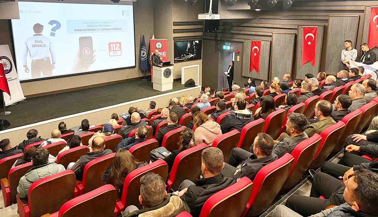 66 özel güvenlik görevlisine uyuşturucu eğitimi