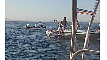 Yalova açıklarında su tankeri tekneye çarptı