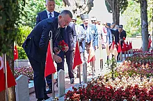 Bağçeşme Şehitliği ve Polis Şehitliği’nde anma programı düzenlendi