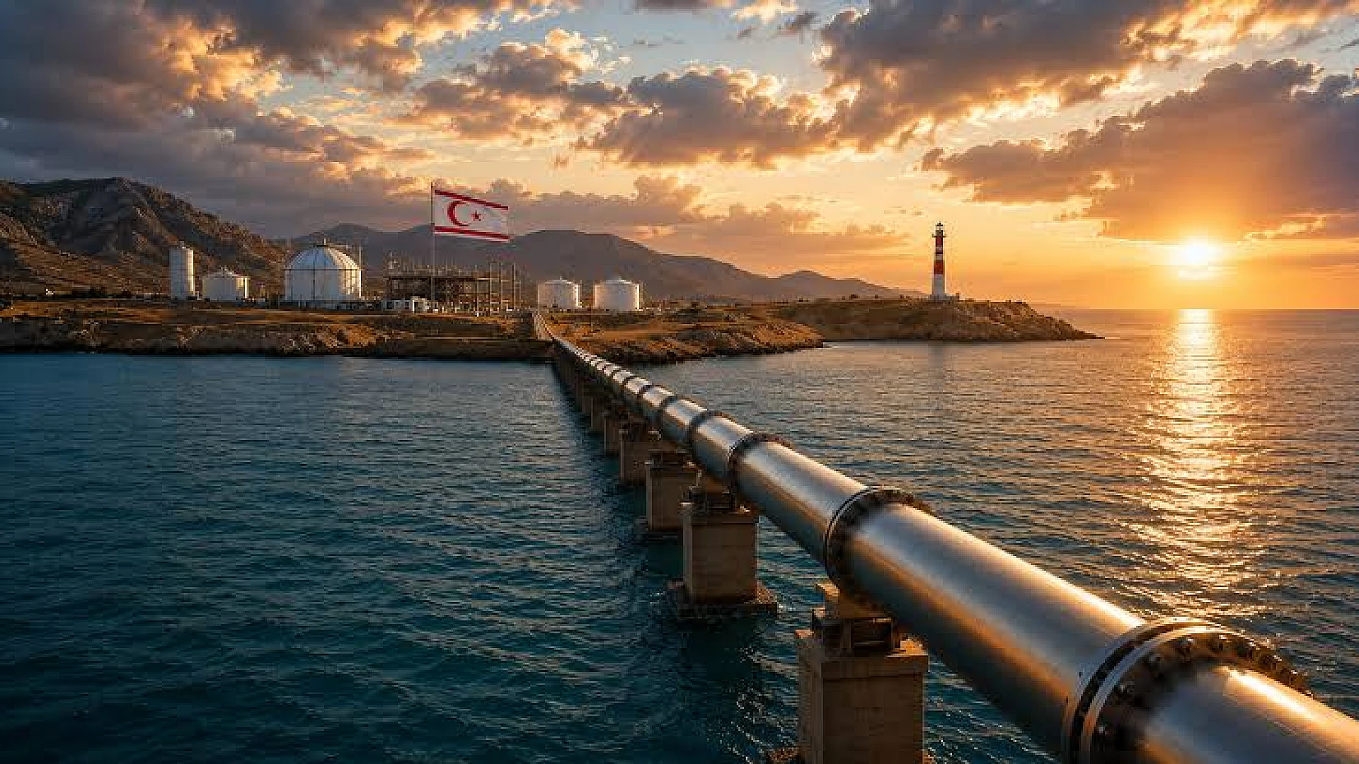 Türkiye ile KKTC’yi denizin altından birbirine bağlayacak doğal gaz boru hattı için imzalar atıldı