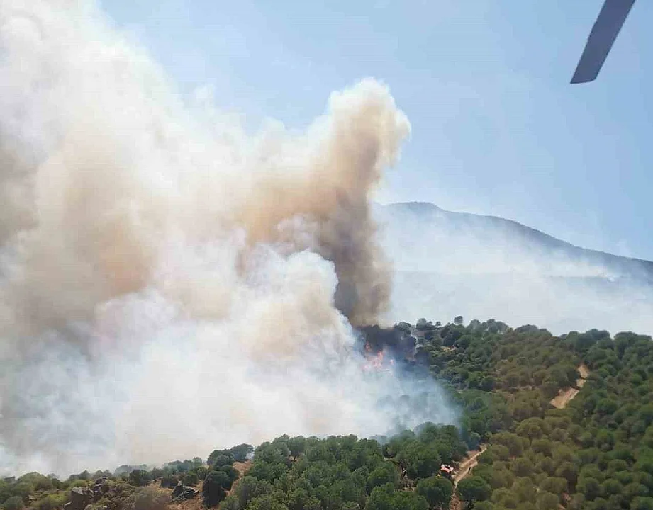 Bölgede soğutma çalışmaları sürüyor