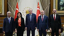 Cumhurbaşkanı Erdoğan, DEM Parti heyetini kabul etti