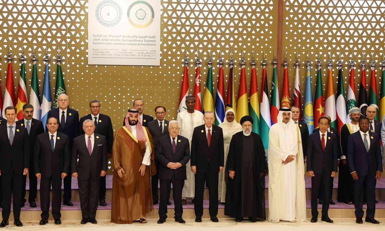 Erdoğan, Riyad’da liderlerle aile fotoğrafı çektirdi